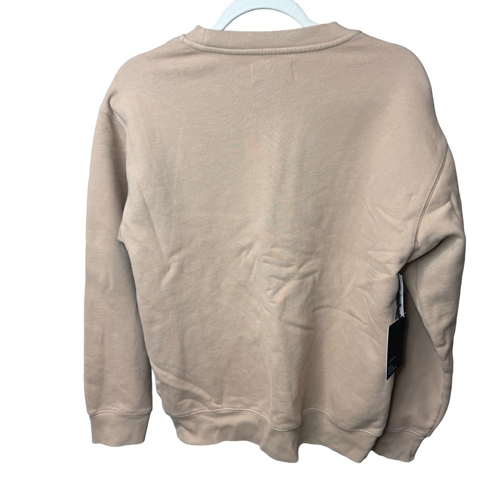 NWT Aritzia TNA The Perfect Crew Sweatshirt – Stoney Beige, Size M - Picture 6 of 7